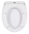 Diaqua 31171282 Toilettensitz Harter Toilettensitz Duroplast, Metall, Kunststoff Mehrfarbig