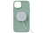 Njord byELEMENTS Fabric MagSafe Case iPhone 15 Plus, Turquoise