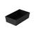 Besteckbox Melamin 26,5x16,2x7,2cm, mattschw., 4er Melamin, schwarz, Oberfläche