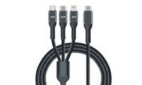 IWH Câble de charge 3 en 1, USB-A-Lightning/Micro USB/USB-C (11570412)