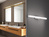 LED Bad Wandleuchte MATTIMO mit Schalter Chrom 60cm - Spiegelleuchte