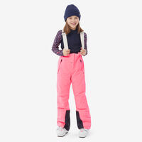 Kids’ Warm And Waterproof Ski Trousers Pnf 900 - Pink - 10 Years