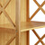 Relaxdays Regal Bambus mit Korb, 2 Ablagen, Holz Standregal, Badregal, Faltbox, HxBxT: 54 x 42 x 29 cm, natur braun