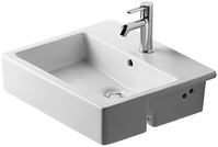 DURAVIT 03145500001 Halbeinbauwaschtisch VERO m ÜL HLB 550x470mm 1 Hahnloch weiß