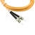 BlueOptics Duplex LWL Patchkabel LC-ST Multimode OM1 0.5 Meter