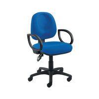 Arista Concept Medium Back Permanent Contact Operator Blue Chair KF03452