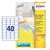 Avery Laser Mini Label 45.7x25.4mm 40 Per A4 Sheet White (Pack 1000 Labels)