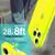 NALIA Chiaro Cover Neon compatibile con iPhone 14 Pro Max Custodia, Trasparente Colorato Silicone Copertura Traslucido Case Resistente, Protettiva Antiurto Sottile Bumper Morbid...