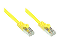 RNS® Patchkabel mit Rastnasenschutz, Cat. 5e, SF/UTP, PVC, 100MHz, gelb, 2m, Good Connections®