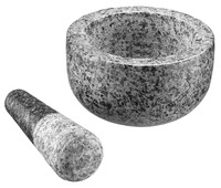 Mörser Granit; 13.1x7 cm (ØxH); grau