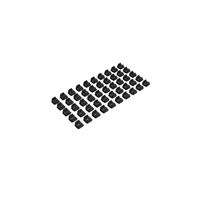 10-32 Cage Nuts (Qty 50) VRA5001, Mounting kit, Black, Metal, 50 pc(s), 450 g Rack Komponenten