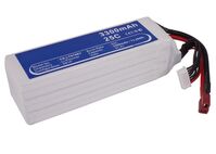 Battery 73.26Wh Li-Pol 22.2V 3300mAh White for Cars 73.26Wh Li-Pol 22.2V 3300mAh White for RC Cars CS-LT979RT Haushaltsbatterien