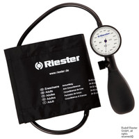 R1 shock-proof manuelles Blutdruckmessgerät Riester Klettmanschette / weiß (1 Stück), Detailansicht
