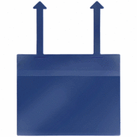 Gitterboxtasche mit Laschen A5 225x200mm + 12 cm Laschen blau