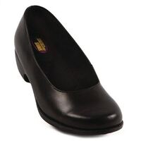 Shoes for Crews Ladies Dress Shoes - Grip Slip Resistant Outsole in Black - 36