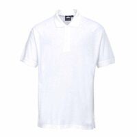 Polo Shirt in White - Unisex Polo Shirt Innovative Design with New Features