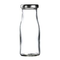 Artis Silver Cap for Mini Milk Juice and Cocktail Bottles Fits GL160 Pack of 18 Lid Only