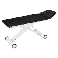 HWK Therapieliege Solid Massageliege Massagebank Electric 2-tlg, 65 cm, Schwarz