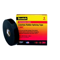 Scotch® 130C Ethylen-Propylen-Kautschuk-Band, selbstverschweißend, Schwarz, 19 mm x 9 m, 0,76 mm