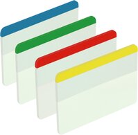 Post-it® Index Strong Ablagetabs, Groß, 4 versch. Farben, 4 x 6 Haftstreifen