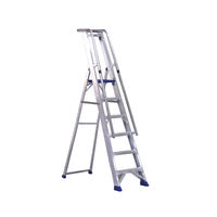 ALUM 7 STEP LADDER/PLATFORM 377857