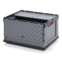 Strong folding container - 190L with lid