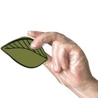 Compostable disposable gloves