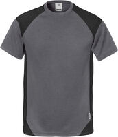T-Shirt 7046 THV grau/schwarz Gr. L