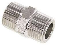 DN1212NPTES Doppelnippel NPT 1/2"-NPT 1/2", 1.4571