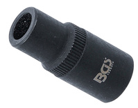 BGS 72105 Aufnahme Steckschlüssel Einsatz für Gewindebohrer 7,3mm Antrieb 10mm (