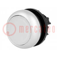 Switch: push-button; 22mm; Stabl.pos: 1; white; M22-FLED,M22-LED