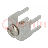 Terminal: screw terminal; THT,screw terminal; silver; 7.5x5mm