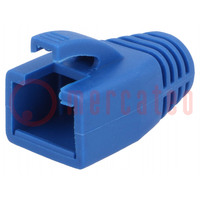 Schutz für RJ45-Stecker; 8mm; blau