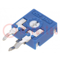 Potentiometer: für den Einbau; 1-Drehung,stehend; 47kΩ; 0,15W