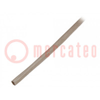 Insulating tube; fiberglass; beige; -30÷155°C; Øint: 6mm; L: 200m