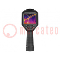 Infrared camera; LCD 3,5"; 160x120; 9Hz; laser; -20÷550°C; IP54