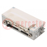 Electromagnetic lock; 6÷12VDC; with switch; 1400RFT; 6÷12VAC