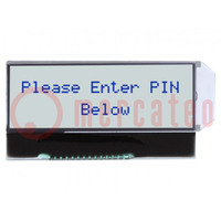 Display: LCD; alphanumeric; STN Positive; 16x2; gray; LED; PIN: 14