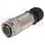 Connector: circular; plug; for cable; PIN: 10; female; soldering