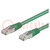 Patch cord; SF/UTP; 5e; Line; CCA; PVC; grün; 2m; 26AWG