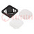 Guard; 60x60mm; screw; Holes pitch: 50mm; Cover material: plastic