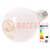 Lampka LED; biały ciepły; E14; 230VAC; 470lm; P: 4,3W; 2700K