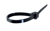 Titan CT10025B cable tie Releasable cable tie Nylon Black 100 pc(s)