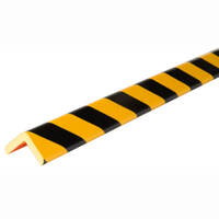 Warn- u. Schutzprofile, Kantenschutz Winkel 63mm Länge Typ H+, gelb/schwarz  bei Mercateo günstig kaufen