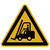 Warnschild,Folie,Warnung vor Flurförderzeugen,Größe: 20,0 cm DIN EN ISO 7010 W014 ASR A1.3 W014