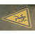 Antirutschbelag Bodenmarkierung AR 2, Dreiecke, Warnzeichen, SL 60 cm,Symbol: Vorsicht, Treppe
