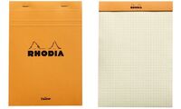 RHODIA Notizblock No. 16 Yellow, DIN A5, kariert, orange (8017109)