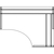 Fig.: soluzione d'angolo 90° grazie a fissaggio direttao delle traverse