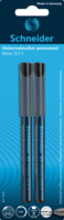 Universalmarker permanent Maxx 222 F, 0,7 mm, schwarz,2er Blisterkarte