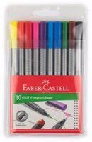 Cienkopis Faber-Castell Grip, 0.4mm, 10 sztuk, mix kolorów